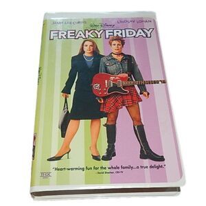 WALT DISNEY'S FREAKY FRIDAY vintage VHS in original clamshell case